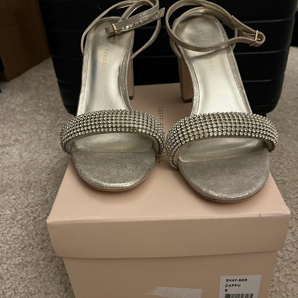 Loeffler Randall shay rhinestone heel